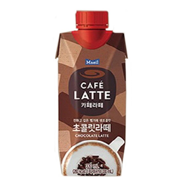 매일카페라떼 초콜릿라떼, 330ml, 12개