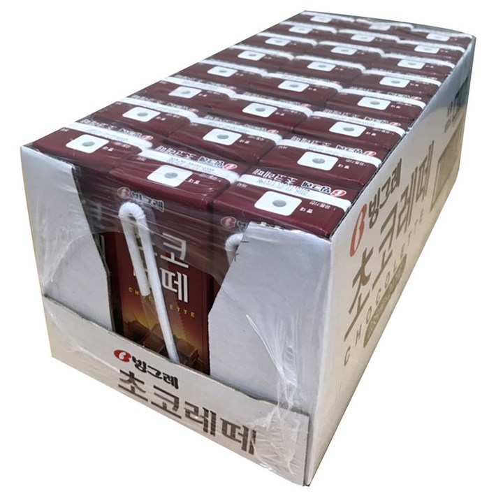빙그레 초코레떼, 235ml, 24개