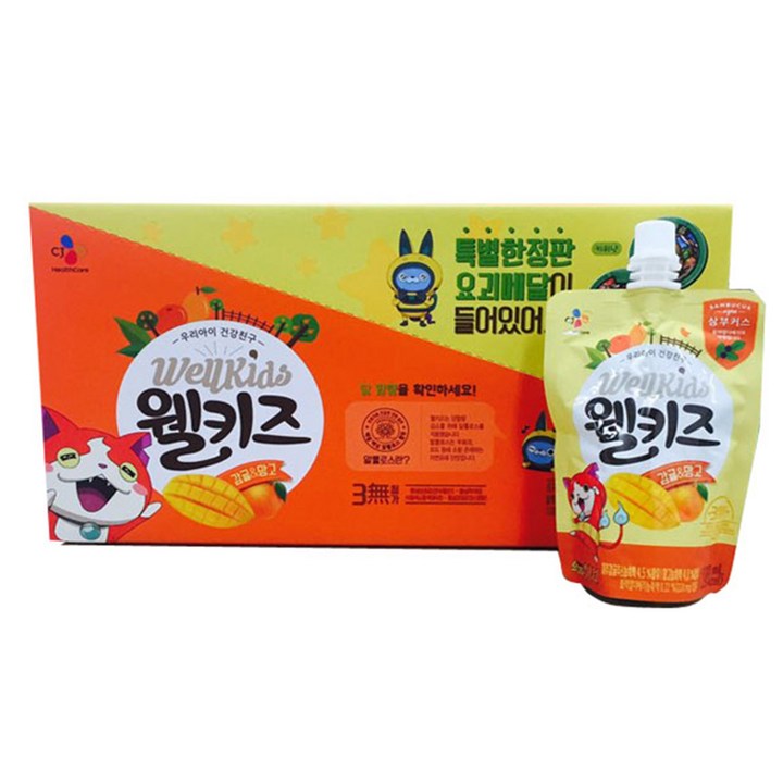 CJ 웰키즈 어린이음료, 10개입