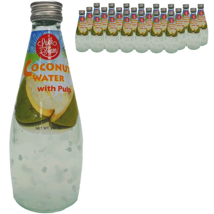 럭시암 코코넛워터 위드 펄프, 290ml, 24개