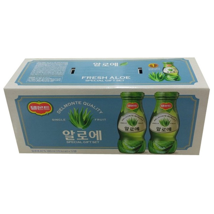 델몬트 알로에주스, 180ml, 12개