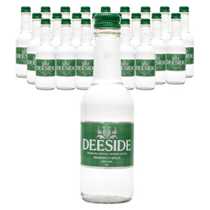 디사이드 스파클링 내츄럴 미네랄 워터, 24개, 250ml