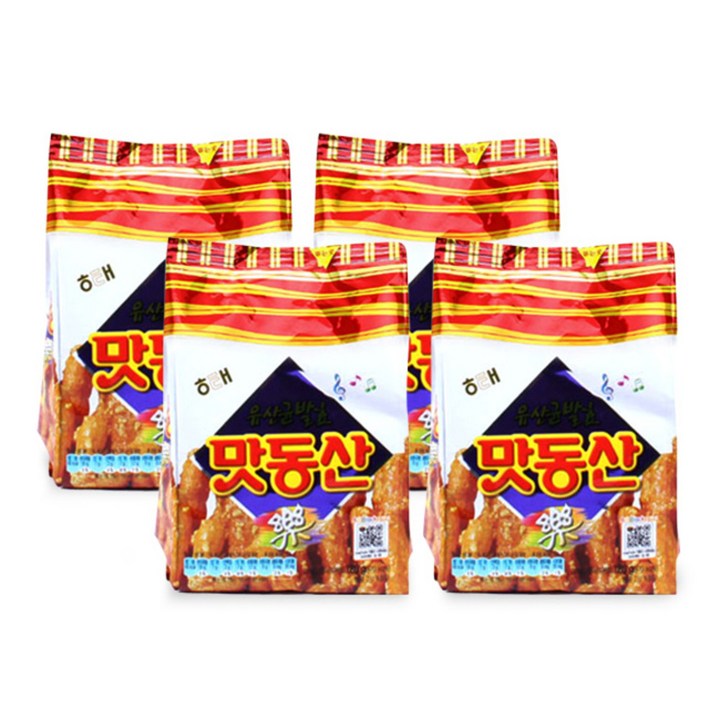 해태제과 맛동산, 180g, 4개