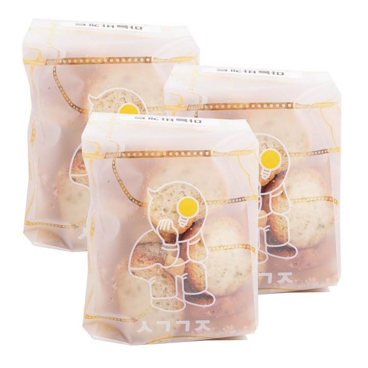 생각과자 마늘바게뜨, 80g, 3개