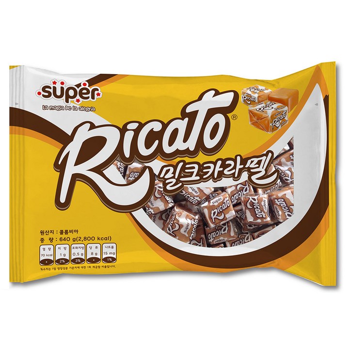 리까또 밀크카라멜, 640g, 1개