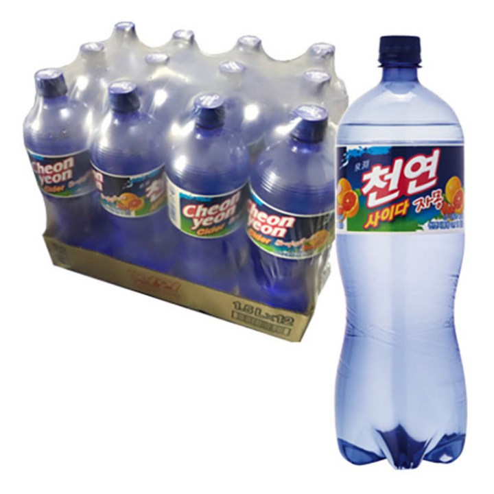 일화 천연 사이다 자몽, 1.5L, 12개