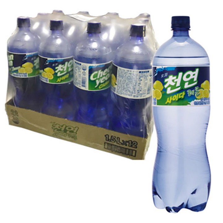 일화 천연 사이다 레몬, 1.5L, 12개
