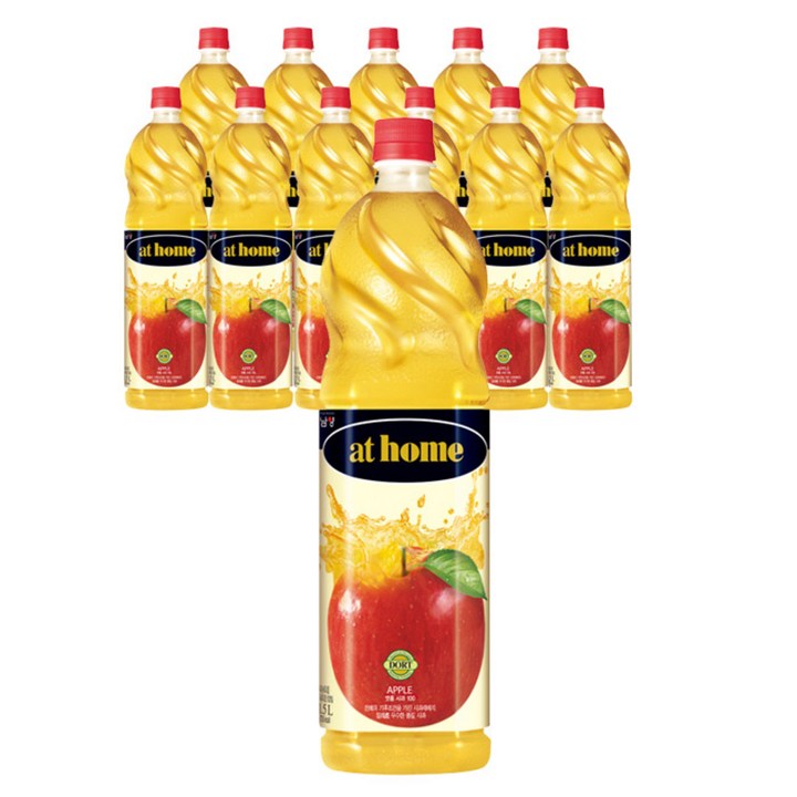 남양유업 앳홈 사과주스, 1.5L, 12개