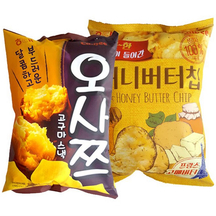 해태제과 오사쯔 145g + 허니버터칩 120g, 1세트, 오사쯔 145G, 허니버터칩 120G