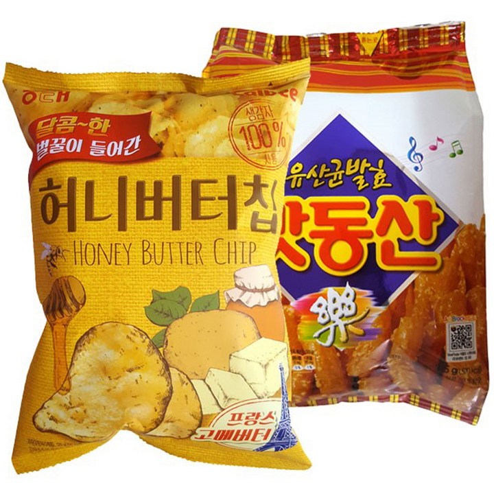 해태제과 맛동산 325g + 허니버터칩 120g, 1세트, 325 g + 120 g