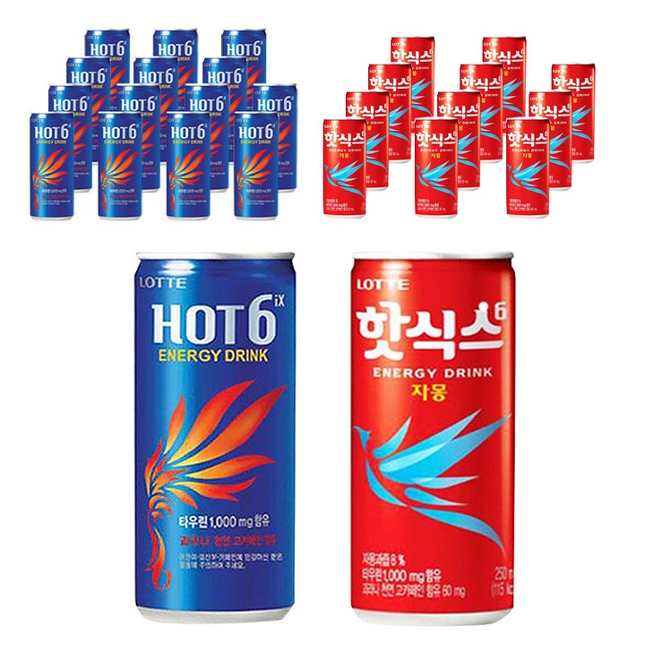 핫식스 250ml x 15p + 핫식스 자몽 250ml x 12p, 1세트