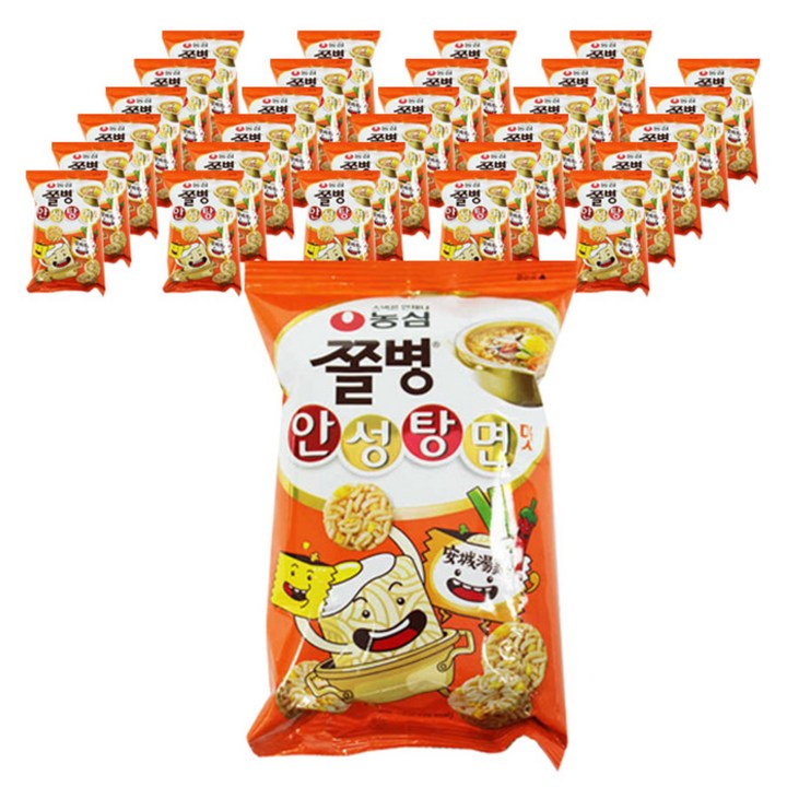 쫄병스낵 안성탕면맛, 77g, 30개