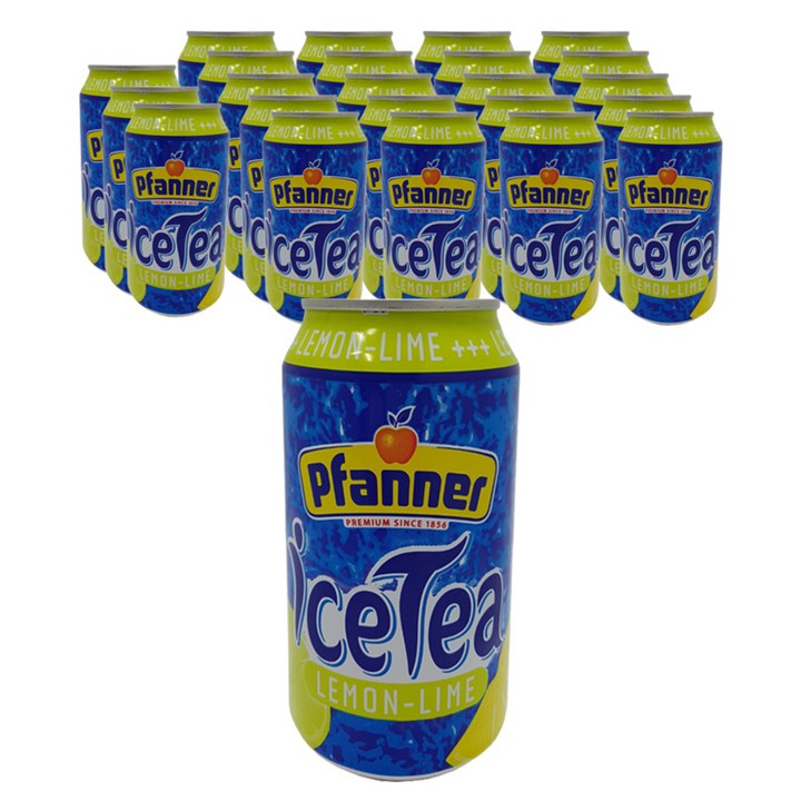 Pfanner 아이스티 레몬 라임, 330ml, 1개입, 24개
