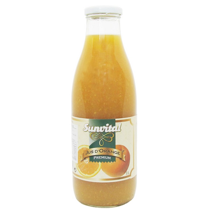 썬비탈 오렌지주스, 1L, 2개