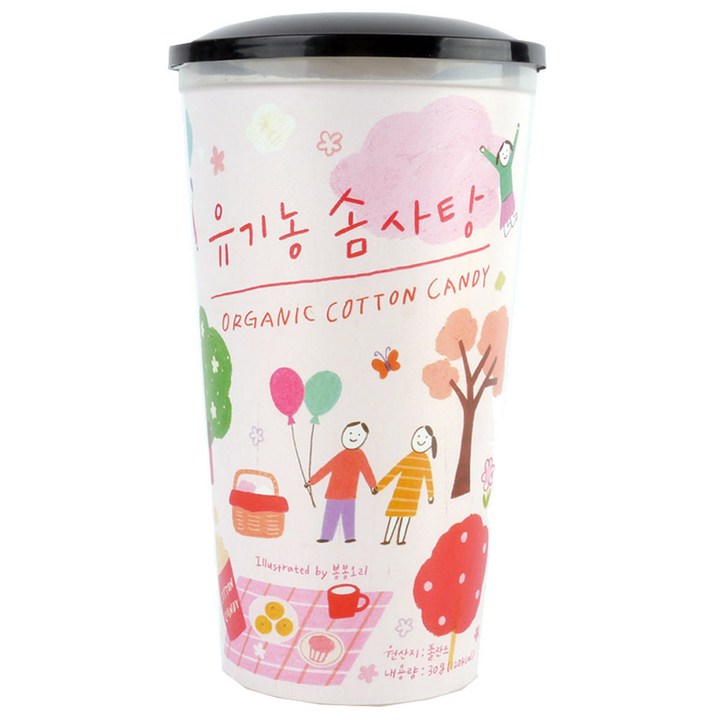 피씨오 유기농 솜사탕, 30g, 1개
