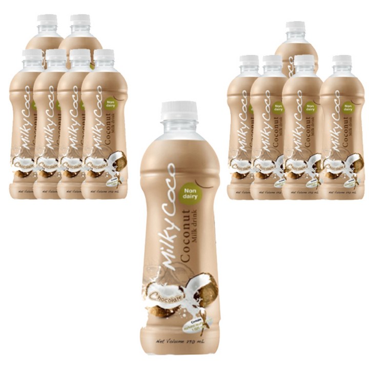밀키코코 코코넛 밀크 드링크 초코맛, 270ml, 12개