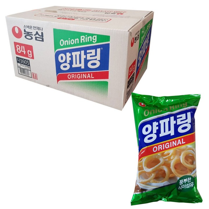 양파링 오리지널, 84g, 20개