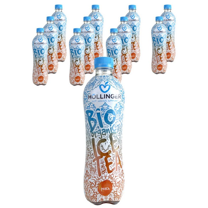 휠링거 유기농 아이스티 피치, 500ml, 12개