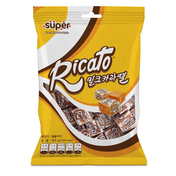 리까또 밀크 카라멜, 160g, 1개