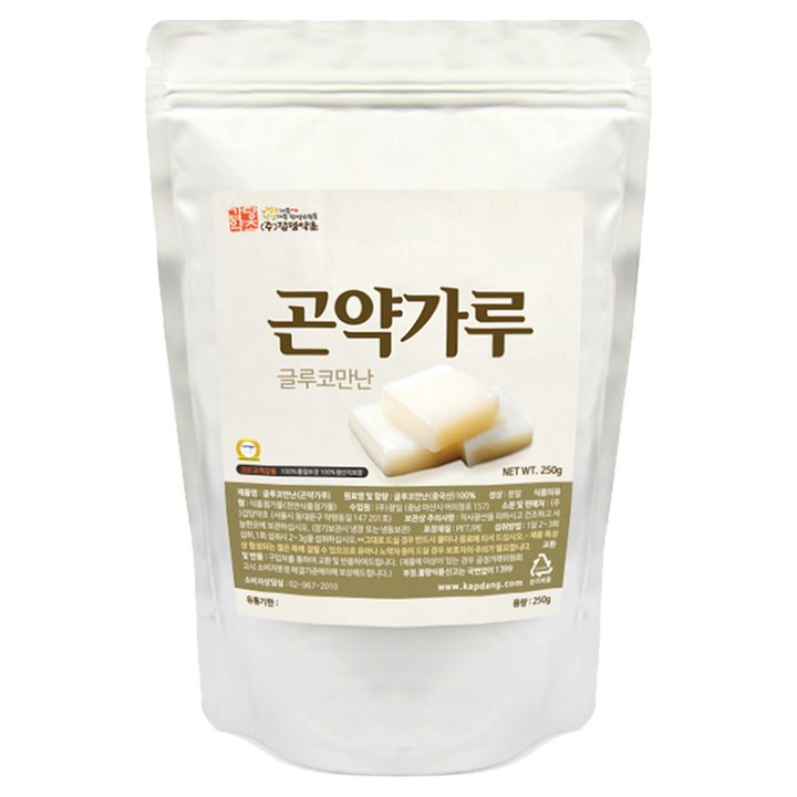 갑당약초 곤약 가루, 250g, 1개