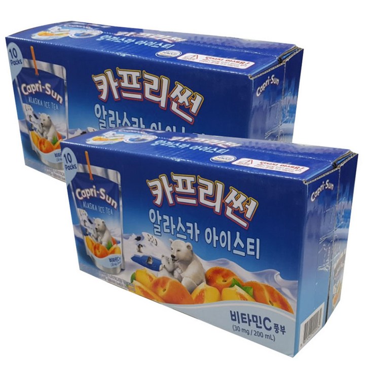 카프리썬 알라스카 아이스티, 200ml, 20개