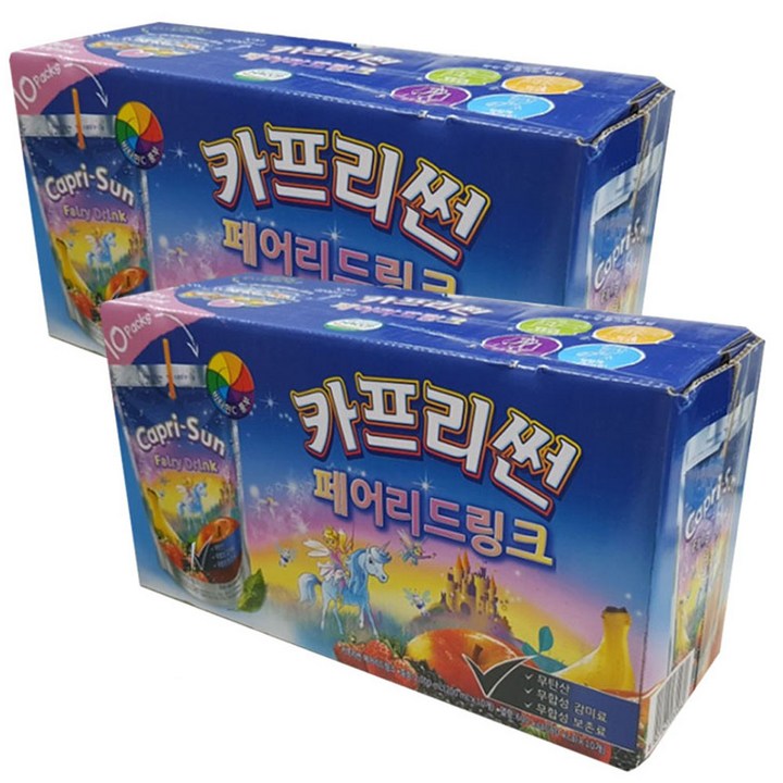 카프리썬 페어리 드링크 과채 음료, 200ml, 20개