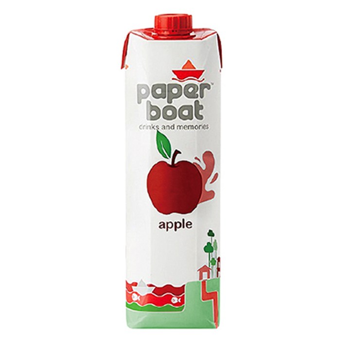 페이퍼보트 사과드링크, 1L, 1개