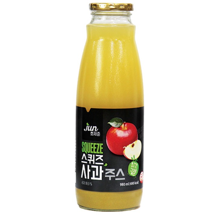 호재준 스퀴즈 사과 주스, 980ml, 1개