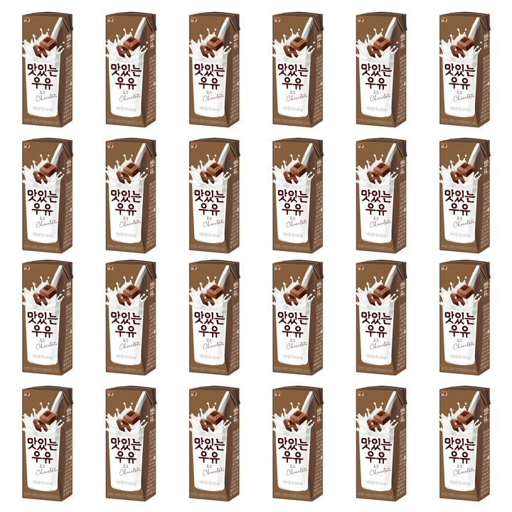 남양유업 맛있는우유 gt 초코, 200ml, 24개