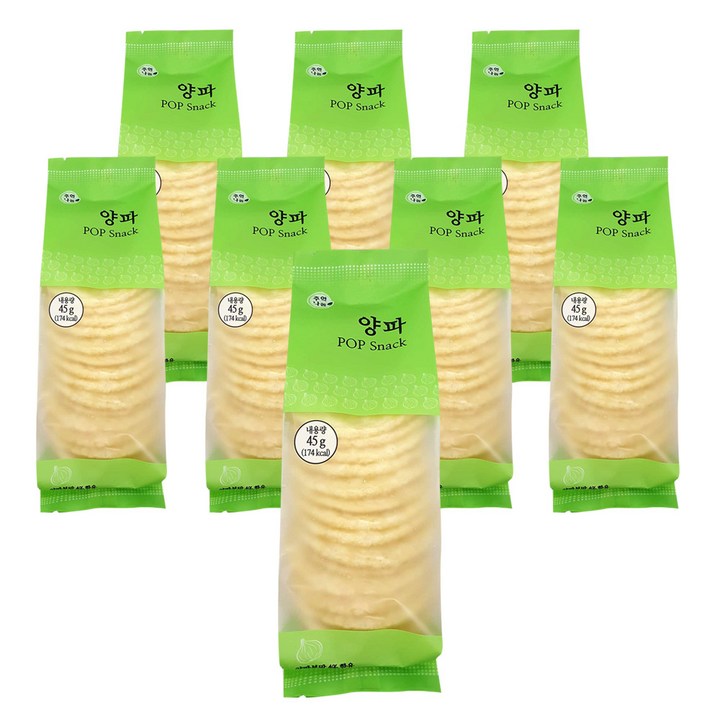 추억나눔 팝스낵 양파, 45g, 8개
