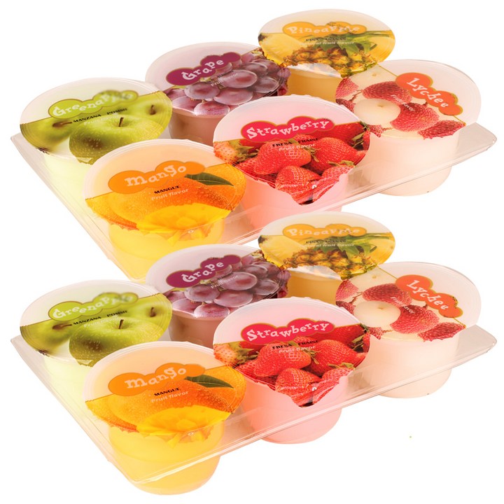 종합젤리 푸딩 6p, 738g, 2세트