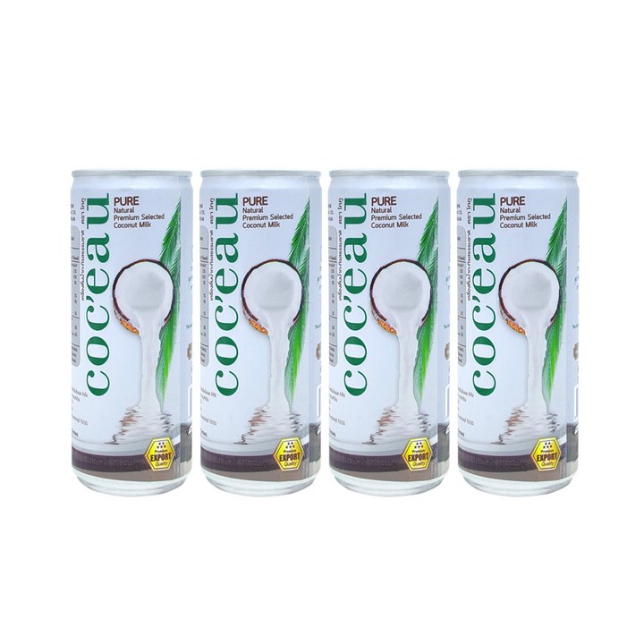 코쿠 코코넛밀크 드링크 오리지널, 240ml, 4개
