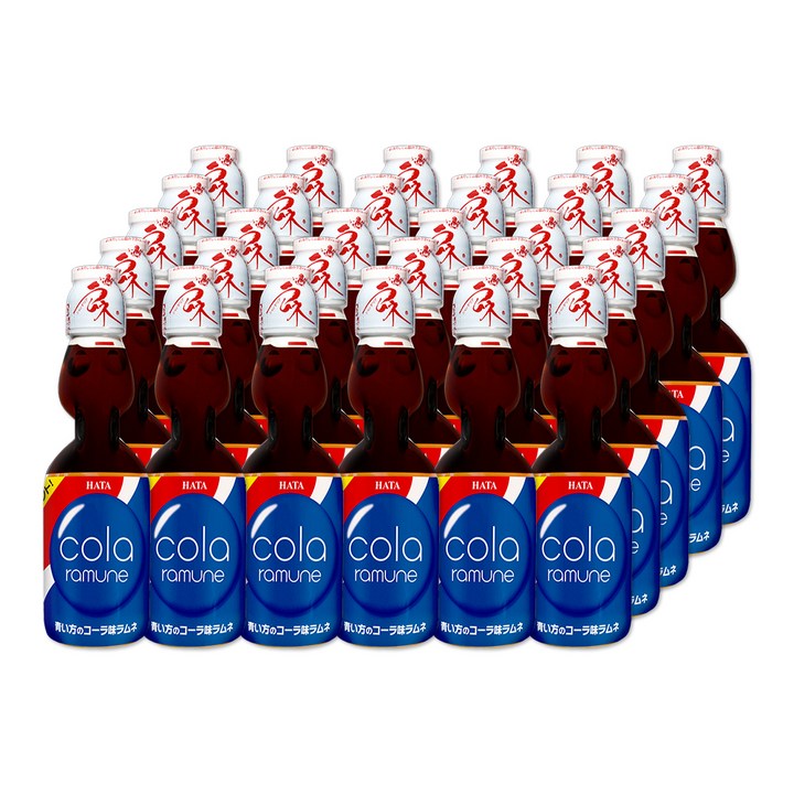 하타코센 푸른 콜라맛 라무네, 200ml, 30개