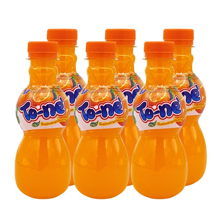 토네 오렌지 음료, 220ml, 6개