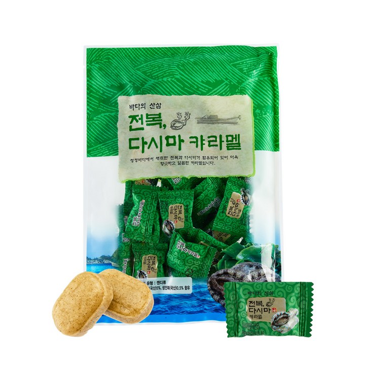 안신 전복 다시마 캬라멜, 1개, 120g