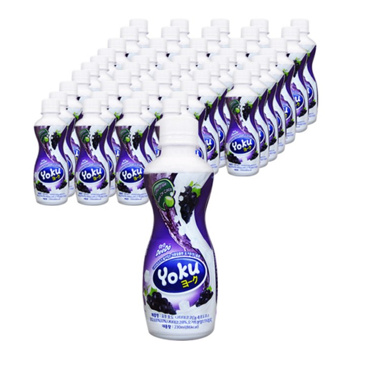 요쿠 포도 나타데코코 음료, 230ml, 48개