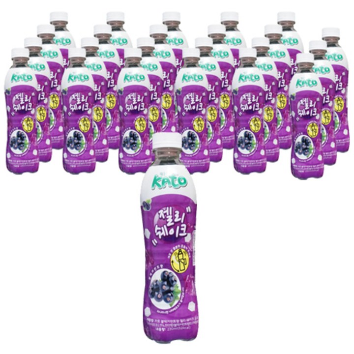 카토 블랙커런트향 젤리쉐이크, 230ml, 24개
