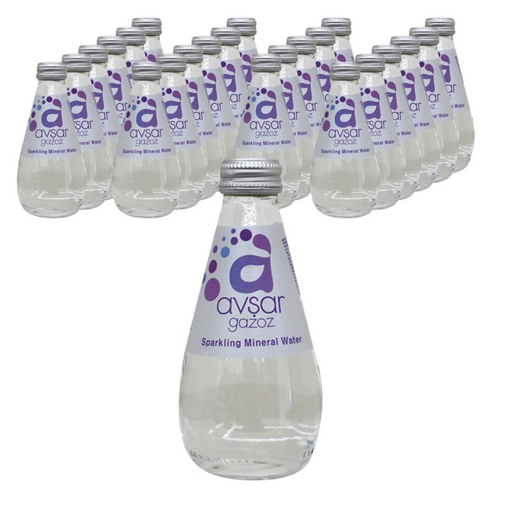 아브샤 스파클링 미네랄 소다 탄산음료, 200ml, 24개