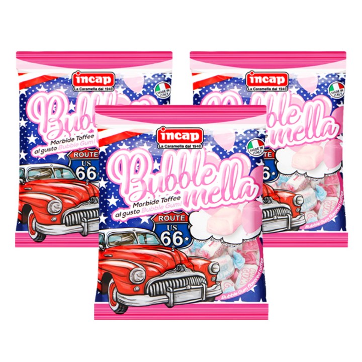 인캡 팝아트 버블껌 카라멜, 125g, 3개