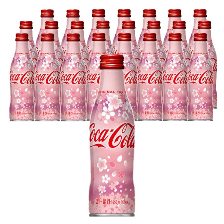 코카콜라 벚꽃 알보틀, 250ml, 24개