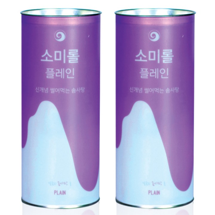 소미롤 신개념 썰어먹는 솜사탕 플레인맛, 70g, 2개