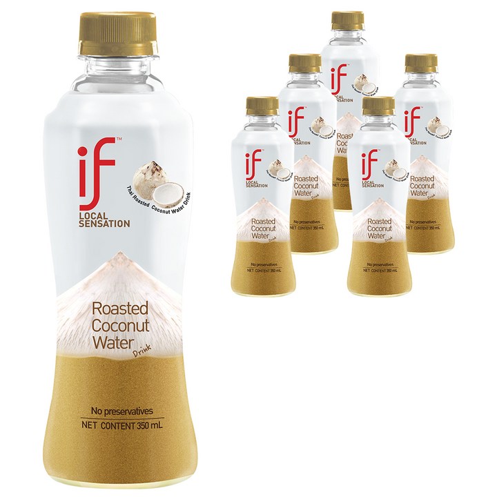 이프 코코넛 워터 로스티드, 350ml, 6개