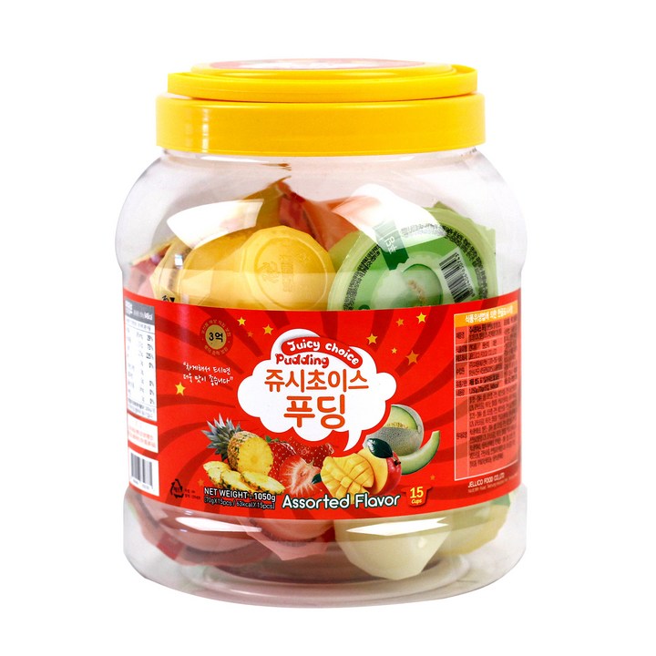 쥬시 초이스푸딩 15개입, 1.05kg, 1개