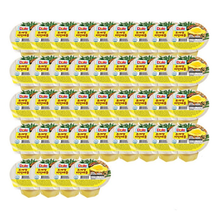 돌 퓨레젤 파인애플, 90g, 40개