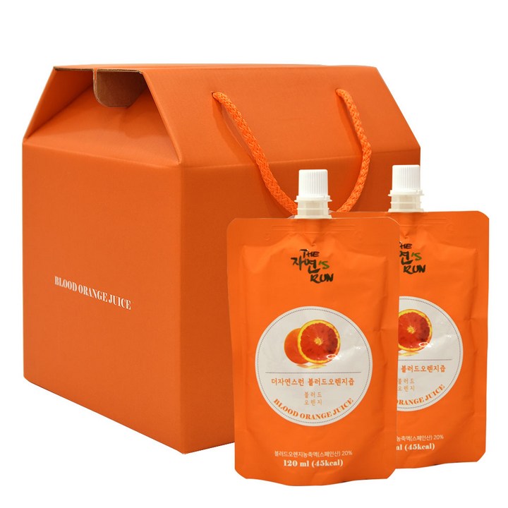 더자연스런 블러드오렌지즙, 120ml, 24개