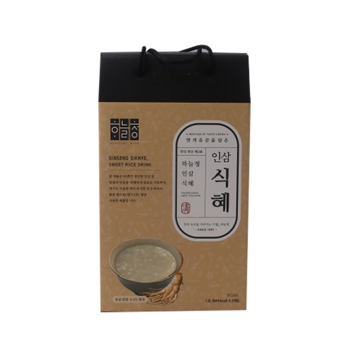 하늘청 인삼식혜, 1.2L, 2개