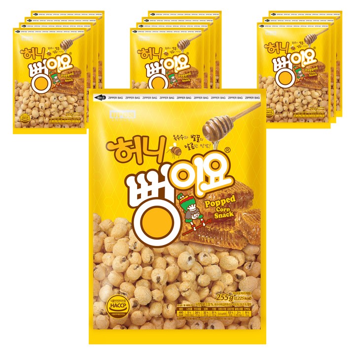 허니 뻥이요, 255g, 12개