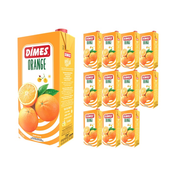 디메스 오렌지 넥타주스, 1L, 12개