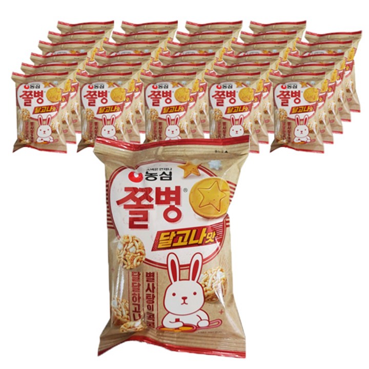 쫄병스낵 달고나맛, 77g, 30개