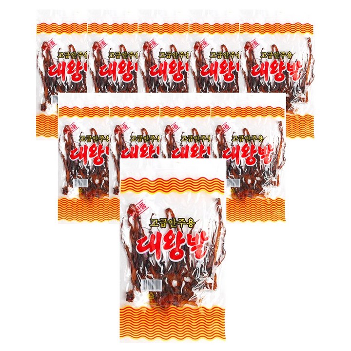 삼호식품 대왕발 조미건 오징어 다리, 35g, 10개